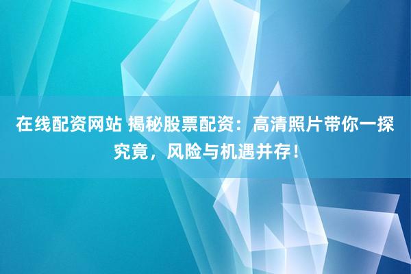 在线配资网站 揭秘股票配资：高清照片带你一探究竟，风险与机遇并存！