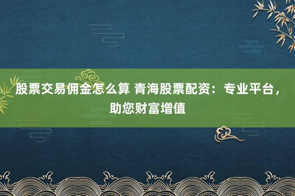股票交易佣金怎么算 青海股票配资：专业平台，助您财富增值